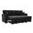 Chaise noire droite