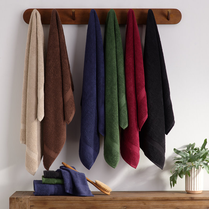Breit Bath Towel 25x52 (6/Pack), Navy