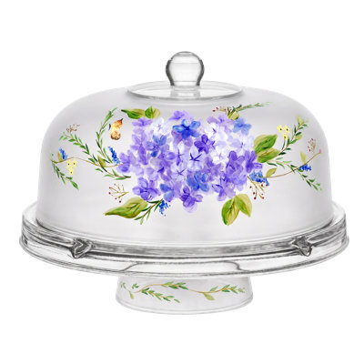 Springtime in Paris Shamrock Cake Stand