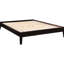 Cappuccino Platform Bed For Eastern King Configuration, Transitional Style, Wood And Slat - Supported Setup Size Room, Aesthetic, Enhanced Support-1028612815