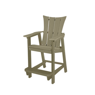 Tabouret de bar Boniracio en poly Adirondack de 26 po de hauteur de comptoir
