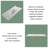 DodreHome 18.9'' White Marble Rectangular Bathroom Sink