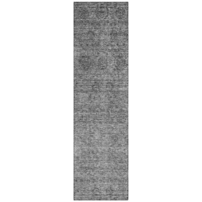 Machine Washable Indoor/Outdoor Chantille ACN1170 Gray