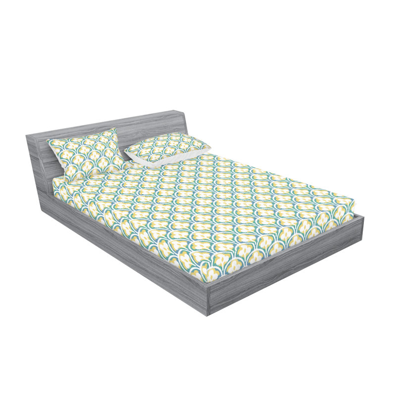 Drap-housse et taies décoratives Ambesonne, Ensemble de draps pour très grand lit californien