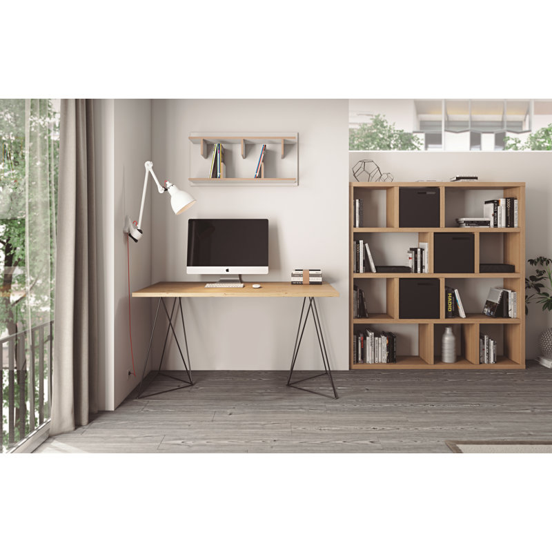 Cuyuna Writing Desk, Black, Oak