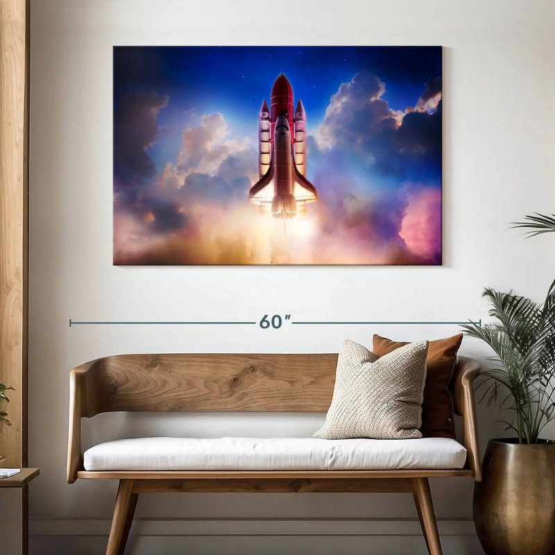 Oberle Rocket To The Sky, 32" H x 48" W