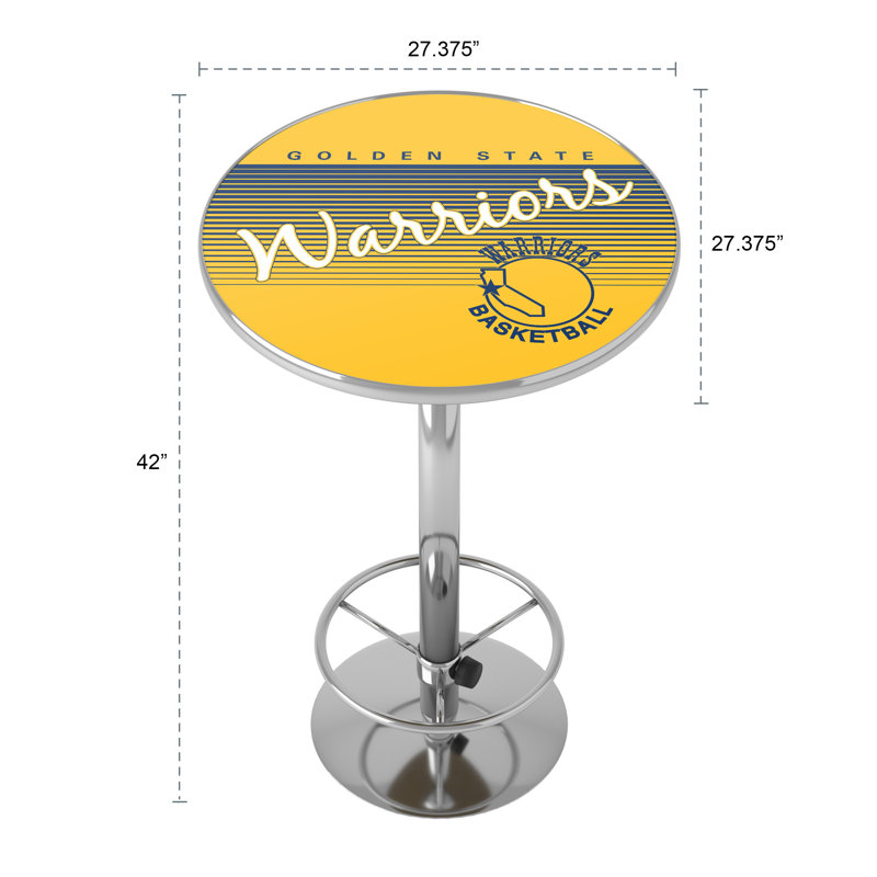 Round Metal Base Dining Table