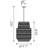 Daydream Ceiling Lamp Gray