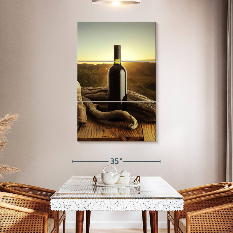 Vin rouge Yarlin Vineyard, H 65 po x l 42 po
