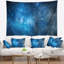 Tapisserie bleu ciel starry abstract clear blue-28494460