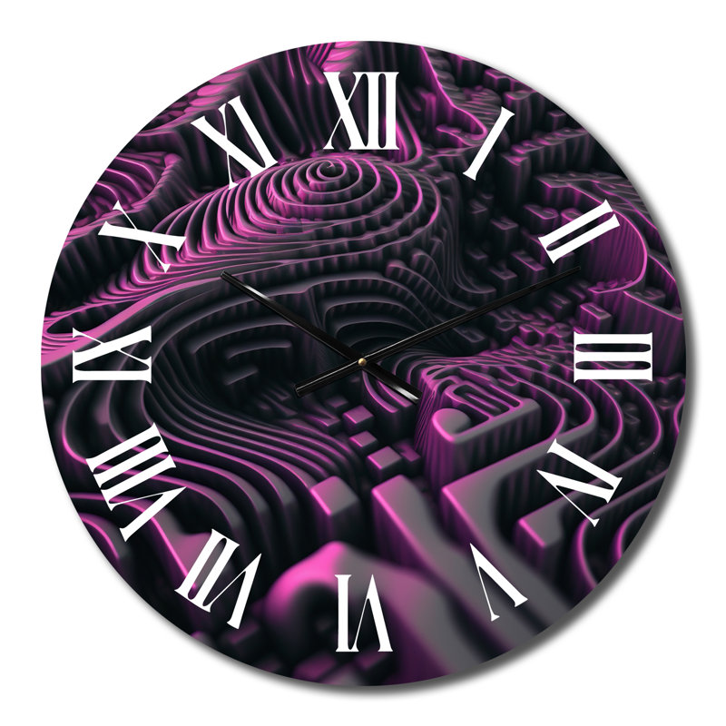 Horloge murale Futuristic Labyrinth, Petit