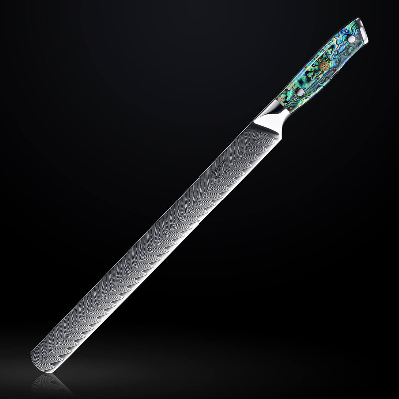 Couteau en acier 12 po Senask Knvies Damascus Steel