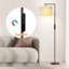 Lampe sur pied arquée 64 po avec télécommande et ampoule incluse Haileyville-561021179