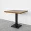 Acamas Oak Metal Base Dining Table-1060729831