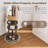 Freestanding Coat Rack, Wood Rotary Coat Hall Tree Stand With 3 Tiers Storage Display Shelf And 6 Hanging Handles For Entryway Bedroom Corner Office Garment Clothes Holder-1409697889