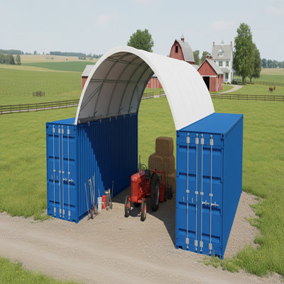 Remise pour entrepôt de tente bâche 20Ftx40ft