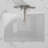 Myhomekeepers 14'' White Ceramic Rectangular Bathroom Sink