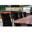 Lantie Rectangular Solid Wood Outdoor Dining Table - 250 cm W 100 cm D