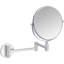 Miroir de meuble-lavabo mural mural grossissant, chrome