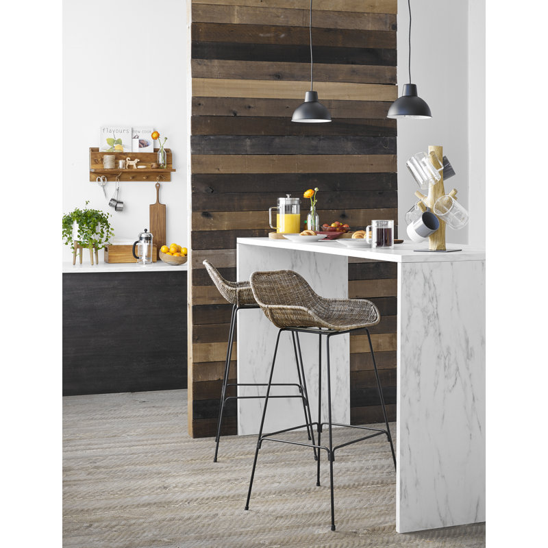 Galen Counter Stool with Metal Frame, Counter Stool (25" Seat Height)