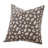 Embroidered Feather Reversible Throw Pillow