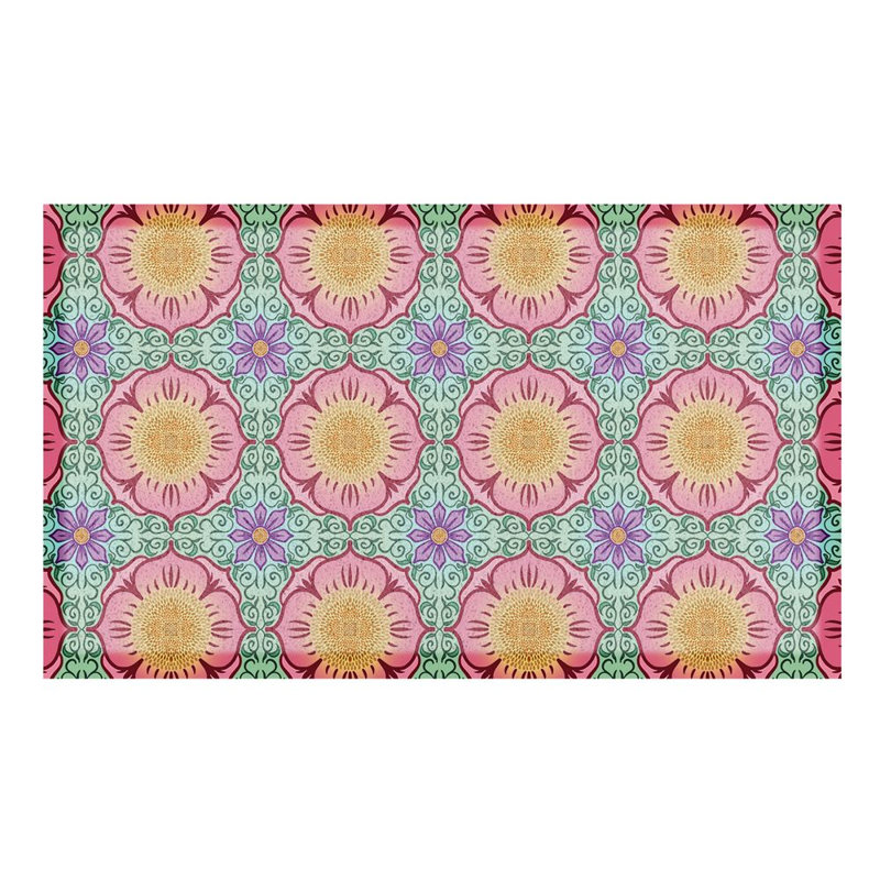 Non-Slip Geometric Shapes Doormat