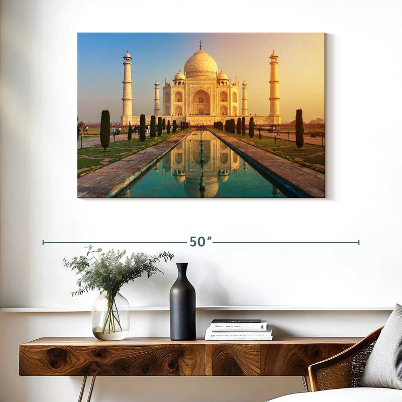 Réflexion Adella Taj Mahal, H 26 po x l 39 po