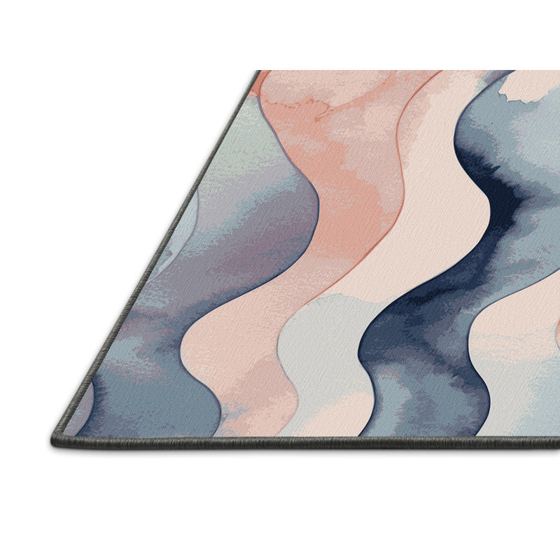 Azure Serenity Rug, Square 6'