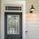 Bolding Plug & Play 1-Light Outdoor Wall Light in Transitional and Modern Style-14.15 Inches Tall and 11 Inches Wide