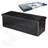 45 Inch Collapsible Storage Ottoman – Sit, Store & Save Space - Black