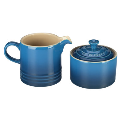 Stoneware Sugar & Creamer Set