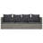 Ebern Designs Patio Lounge Bed With Cushions Poly Rattan-1289205341-1289205337