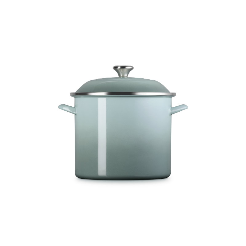 Le Creuset Enamel On Steel Classic Round Stockpot, 12 Qt. - Artichaut, Light Green