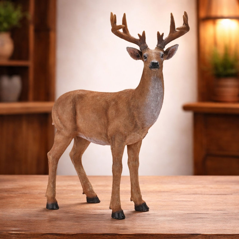 Grande figurine de cerf Woodland