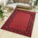 Abstract Machine Printed Area Rug