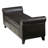 HAYES ARMED STORAGE BENCH