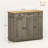Farmhouse Cabinet with 3 Drawers, Doors and Adjustable-645820337