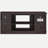 58" Modern TV Stand with 2-Door Storage, Faux Stone Media Console Cabinet, Cherry Large Entertainment Center-511807976-511807981