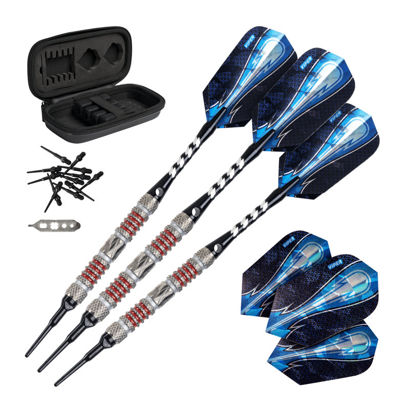 Anneaux rouges Viper Astro 80% tungstène à pointe souple 20 grammes, Rouge