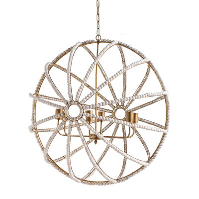 Lachance 6 - Light Dimmable Globe Chandelier