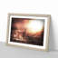 Roe Deer in Sunlight in Abstract - Picture Frame Painting Print-55762893-55762896