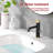 SUMERAIN Single Handle Single Hole Bathroom Faucet, Modern Vanity Sink Faucet, Stainless Steel 304 Basin Faucet-121846126