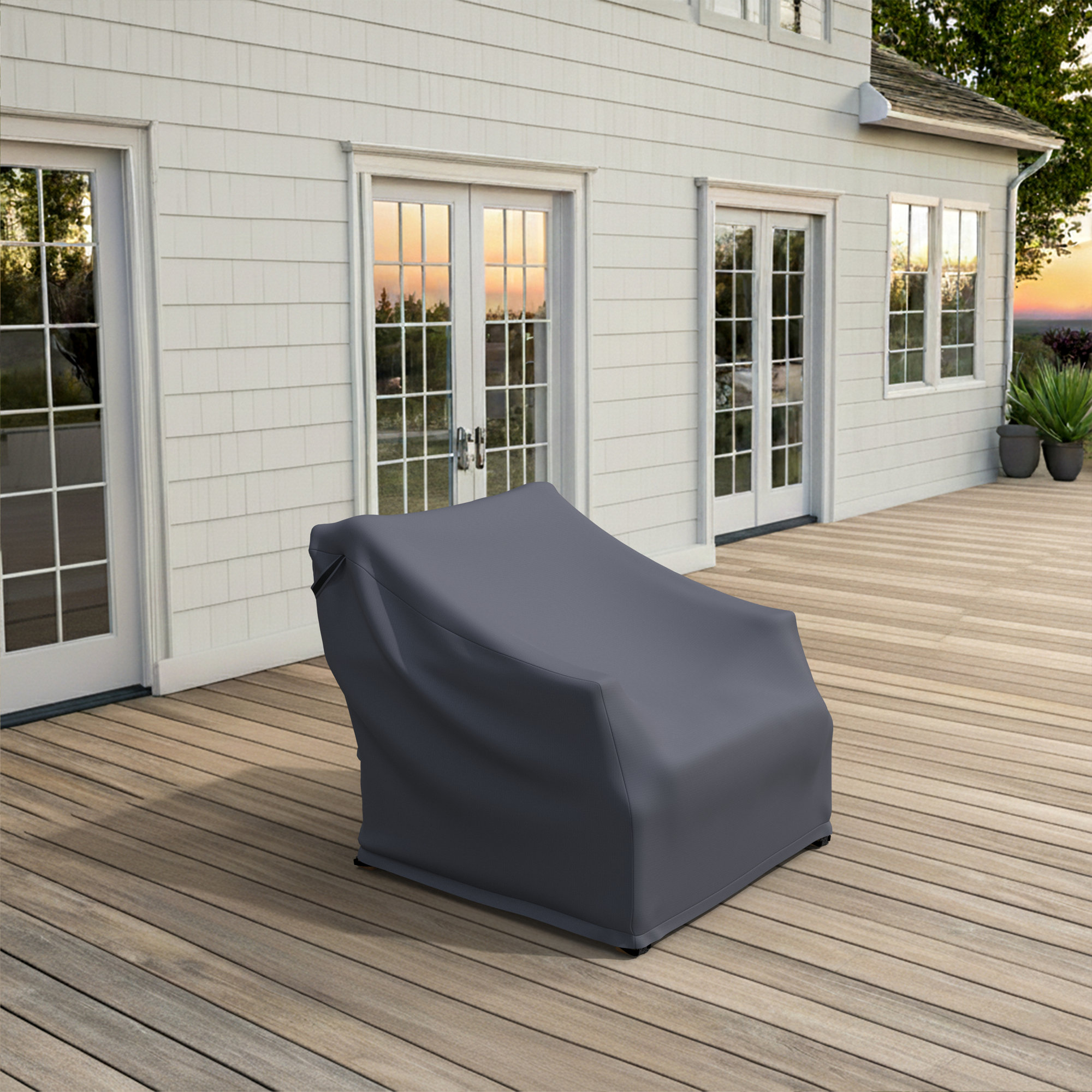 Clairmont Teakwood Outdoor Armchair Patio Cover