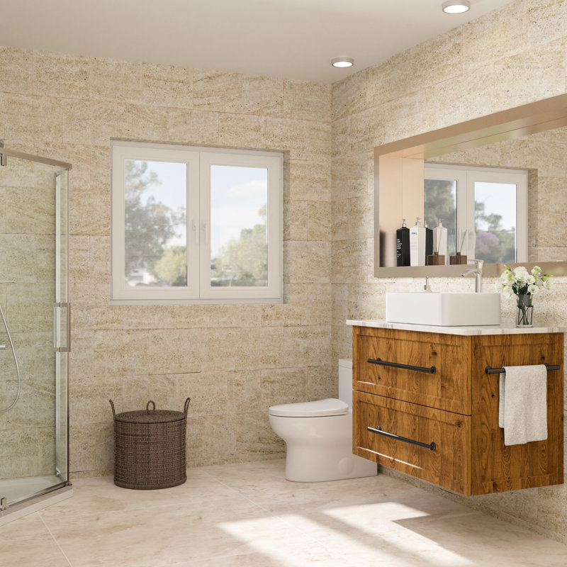 Vasque de salle de bain en céramique 53 x 36 cm - Design élégant, faible absorption d'eau, résistance aux taches, entretien facile