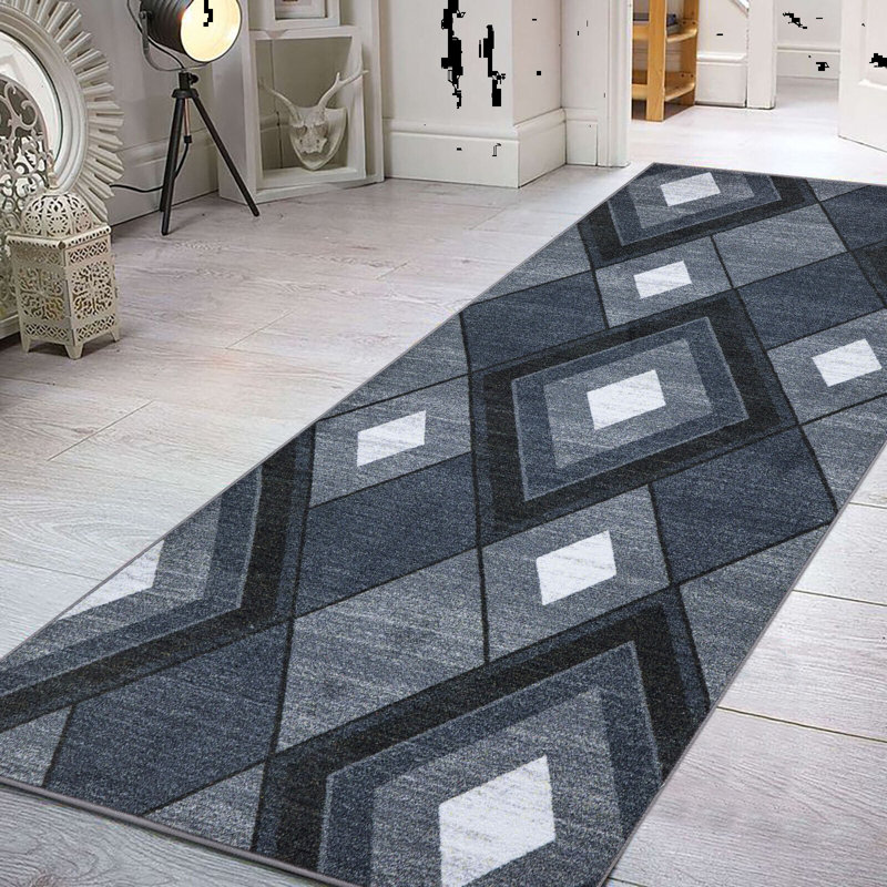 Runner Byra Geometric Area Rug, Runner 80 x 300cm