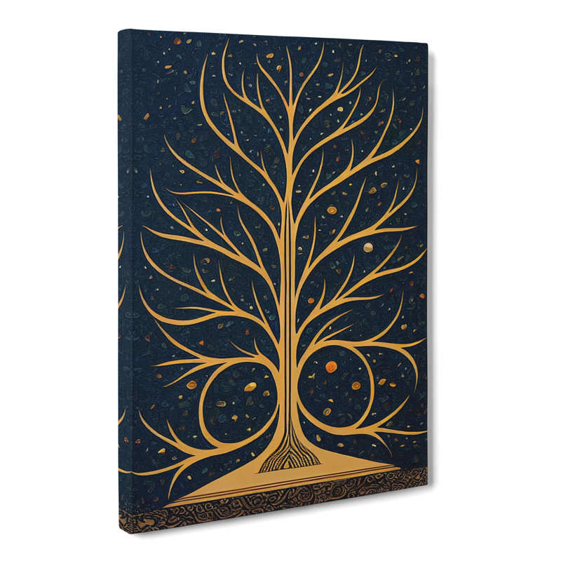 Tree Indian - Wrapped Canvas, 60cm H x 40cm W x 3cm D