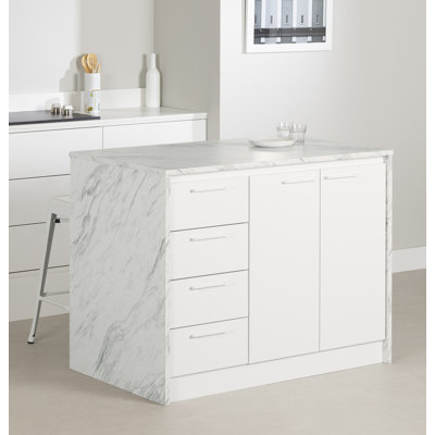 Myro 47.25'' Wide Kitchen Island