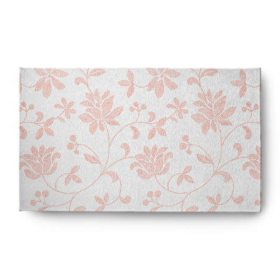 Chenille Floral Indoor Rug