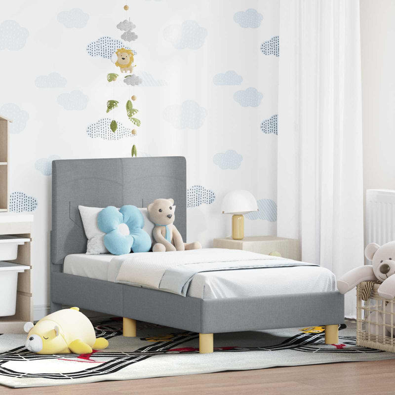 Bed Frame, Cot Bed / Toddler (70 x 140cm), Light Grey