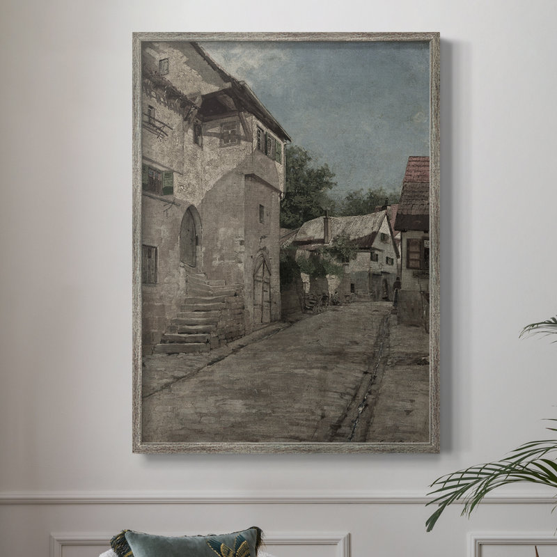 Vintage Landscape CXCII Framed Print - Solid Wood